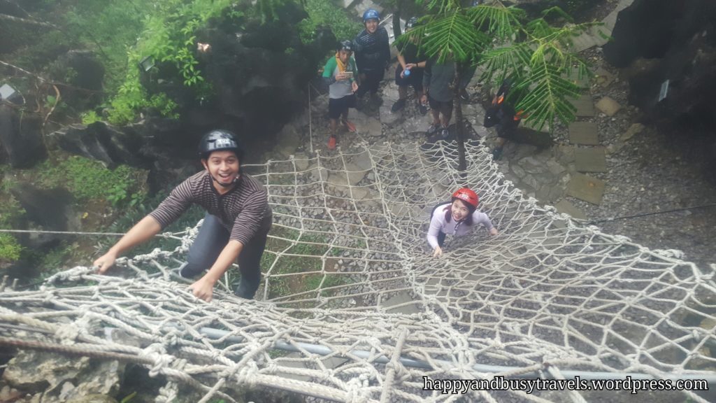 Rope stairs - Masungi Georeserve