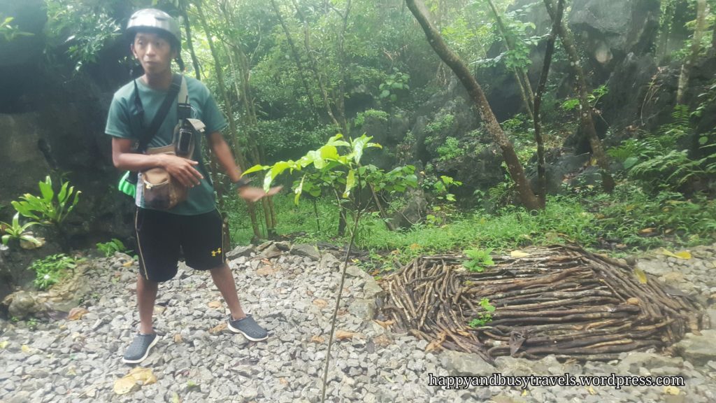 Old way of doing charcoal - The trail is not that hard because the caretakers already created a path for the visitors.