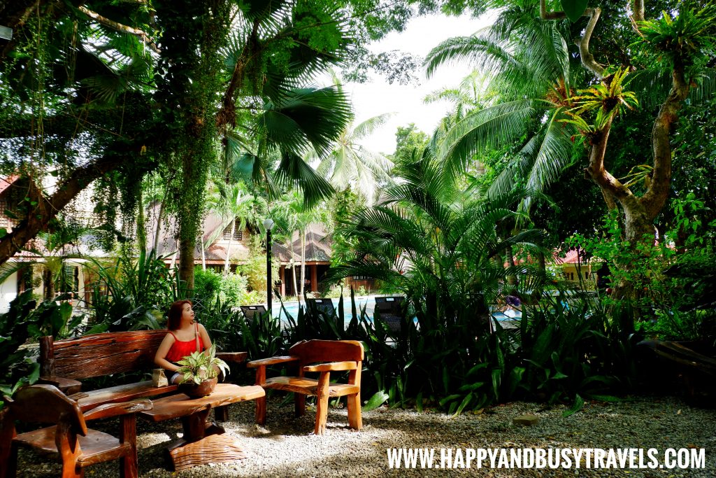 Alona Tropical Beach Resort chair and garden
