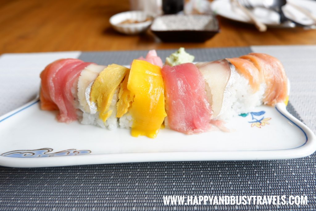 Rainbow Maki of Aozora Japanese Restaurant