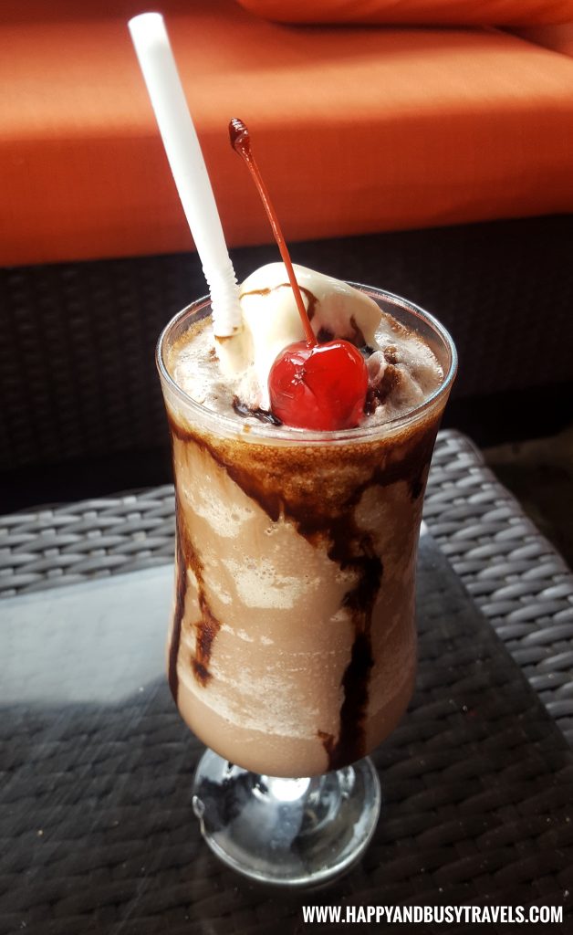 Choco Vanilla Shake of Baha Bar Siquijor