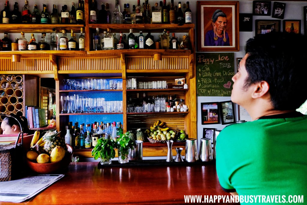 The actual bar at Baha Bar Siquijor