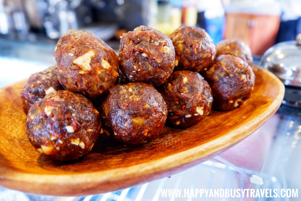 Shaka Restaurant Bohol Dates and Cashew Balls