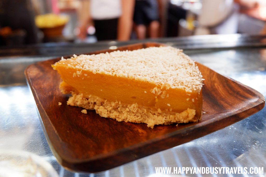 Shaka Restaurant Bohol MAngo Tart with Coconut Shavings