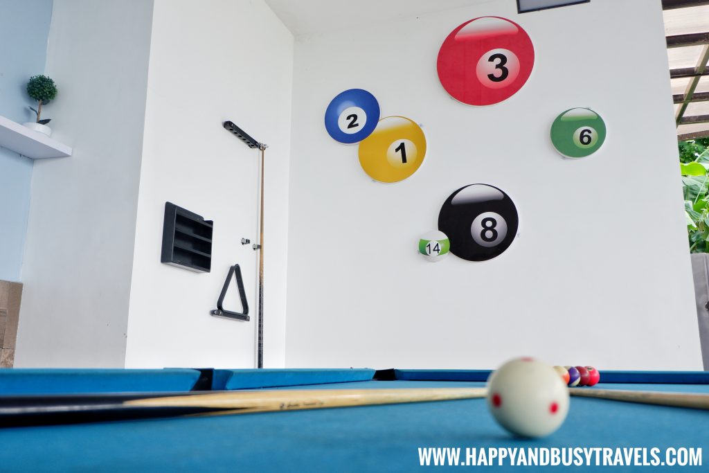 Billiard table of The Cliffhouse Laguna Boutique Resort Happy and Busy Travels to Los Banos Laguna