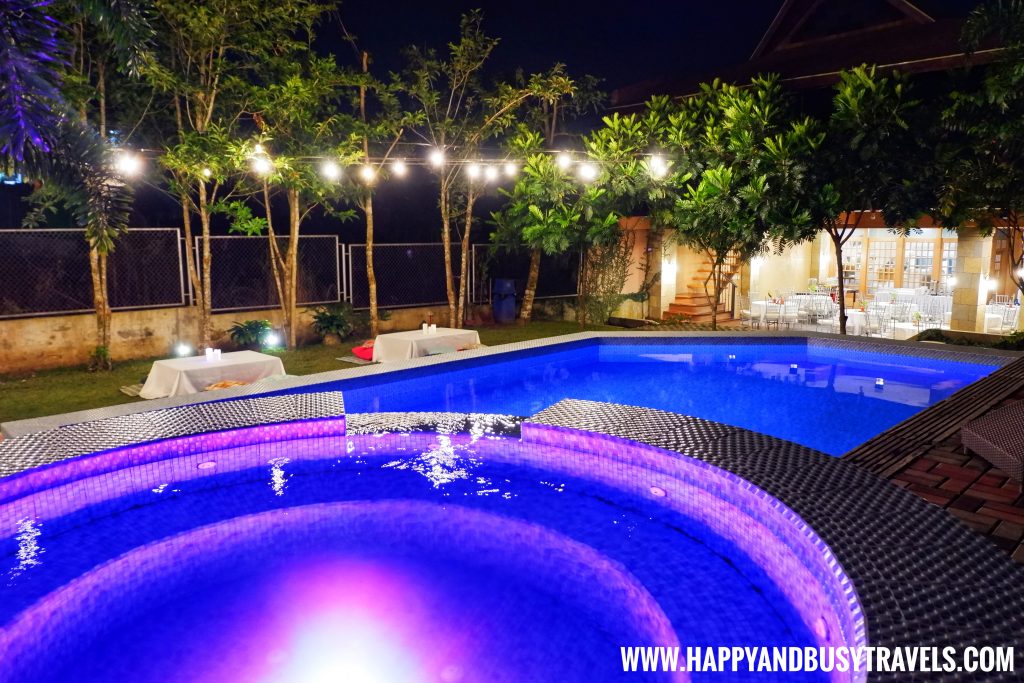 Jacuzzi at night of Asian Village Tagaytay Happy and Busy Review