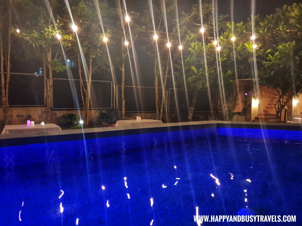 Swimming Pool at night of Asian Village Tagaytay Happy and Busy Review