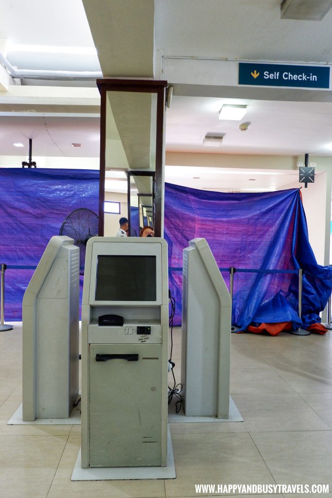 Self Check in counters of Boracay Airport The New Caticlan Airport article of Happy and Busy Travels