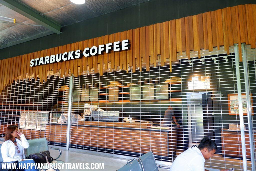 Starbucks Coffee in the departure area of Boracay Airport The New Caticlan Airport article of Happy and Busy Travels