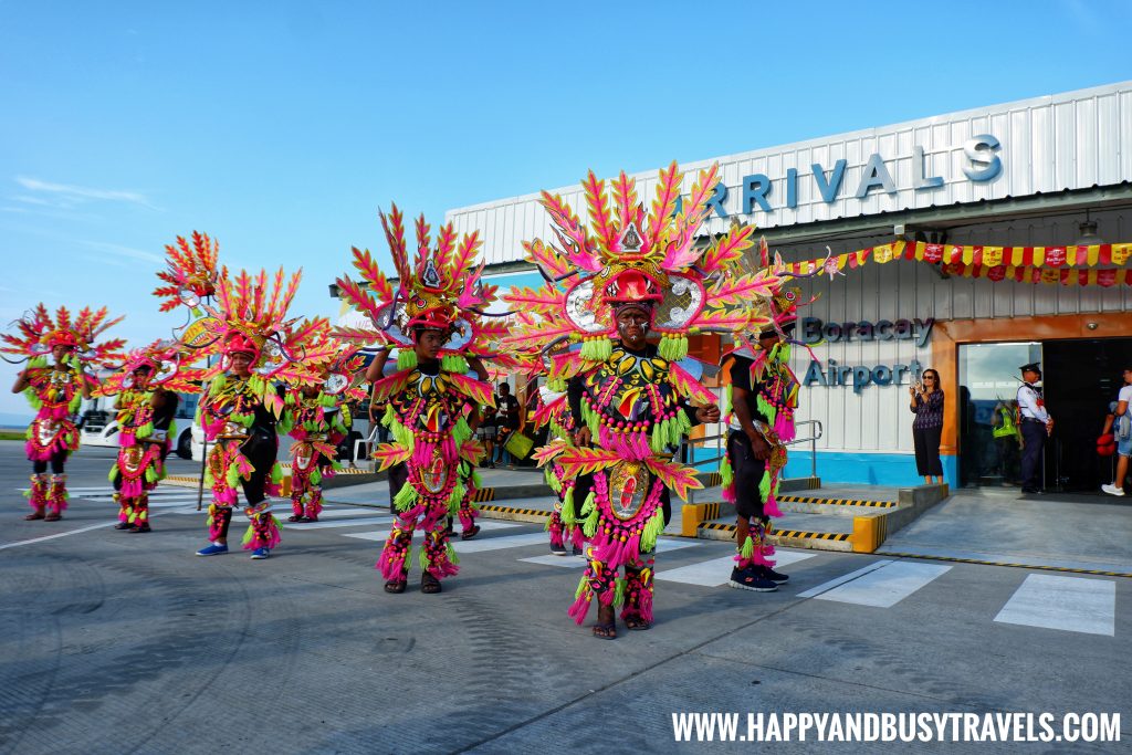 Ati Atihan Festival at the Boracay Airport the new Caticlan Airport