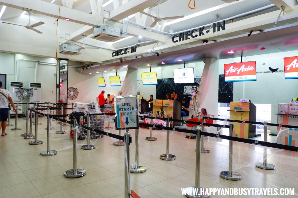 Check in counters in Boracay Airport the new caticlan airport