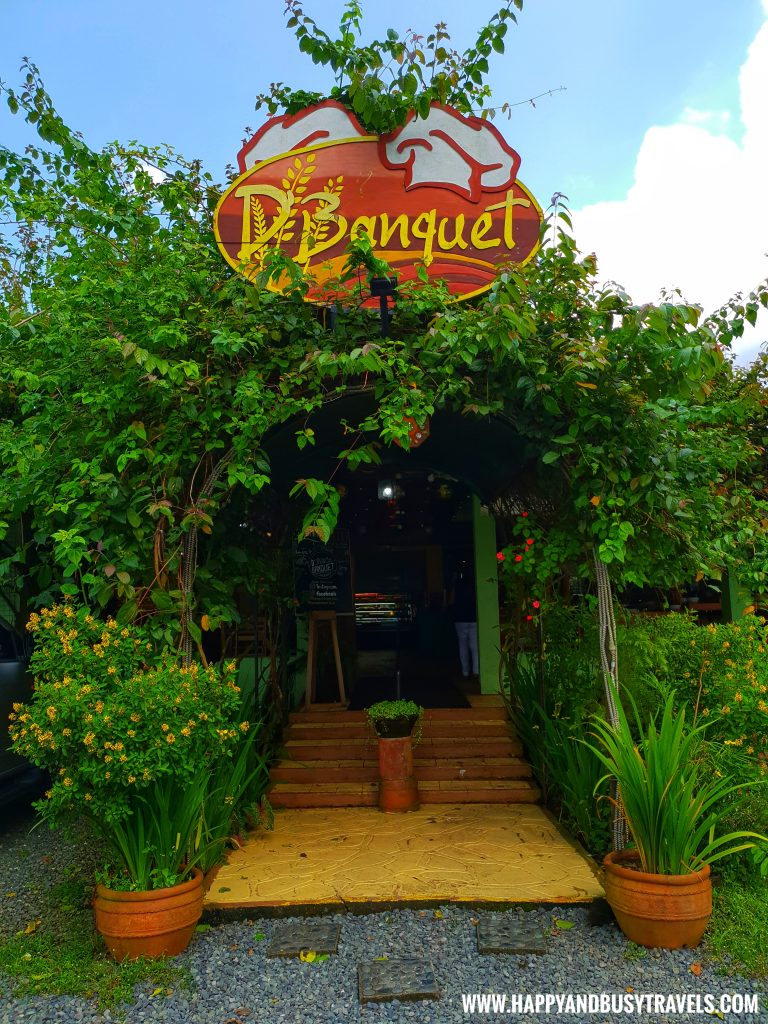 Entrance of D' Banquet Bakeshop and Restuurant Happy and Busy Travels to Tagaytay