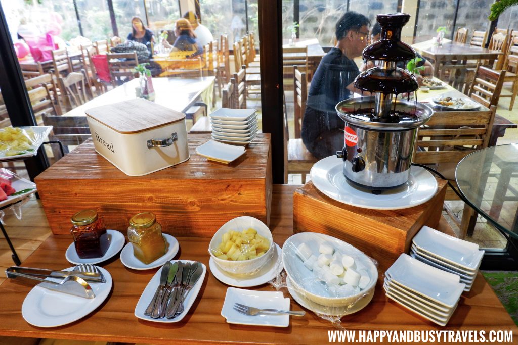 Chocolate Fountain D' Banquet Bakeshop and Restuurant Happy and Busy Travels to Tagaytay