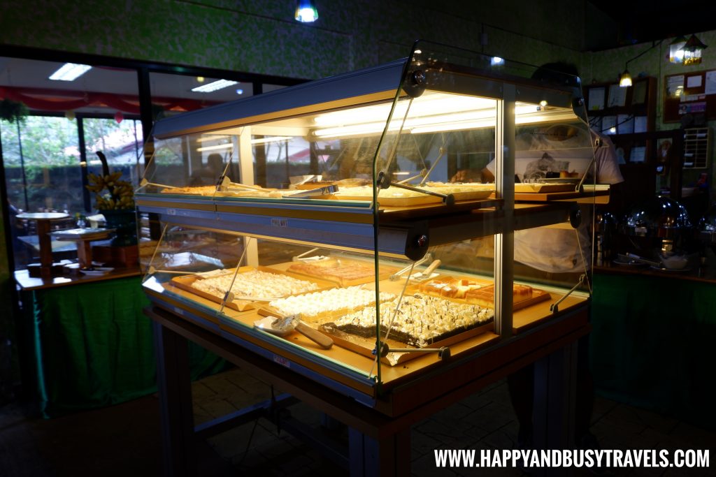 Hygienic dessert cabinets D' Banquet Bakeshop and Restuurant Happy and Busy Travels to Tagaytay