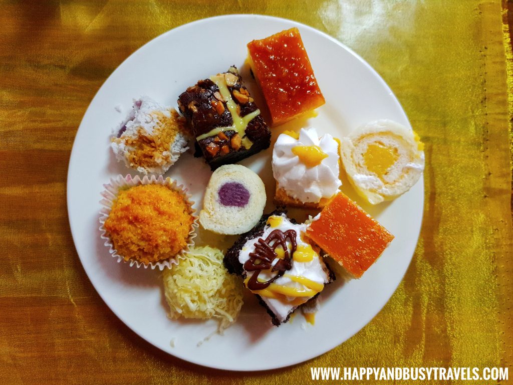 Dessert Plate D' Banquet Bakeshop and Restuurant Happy and Busy Travels to Tagaytay