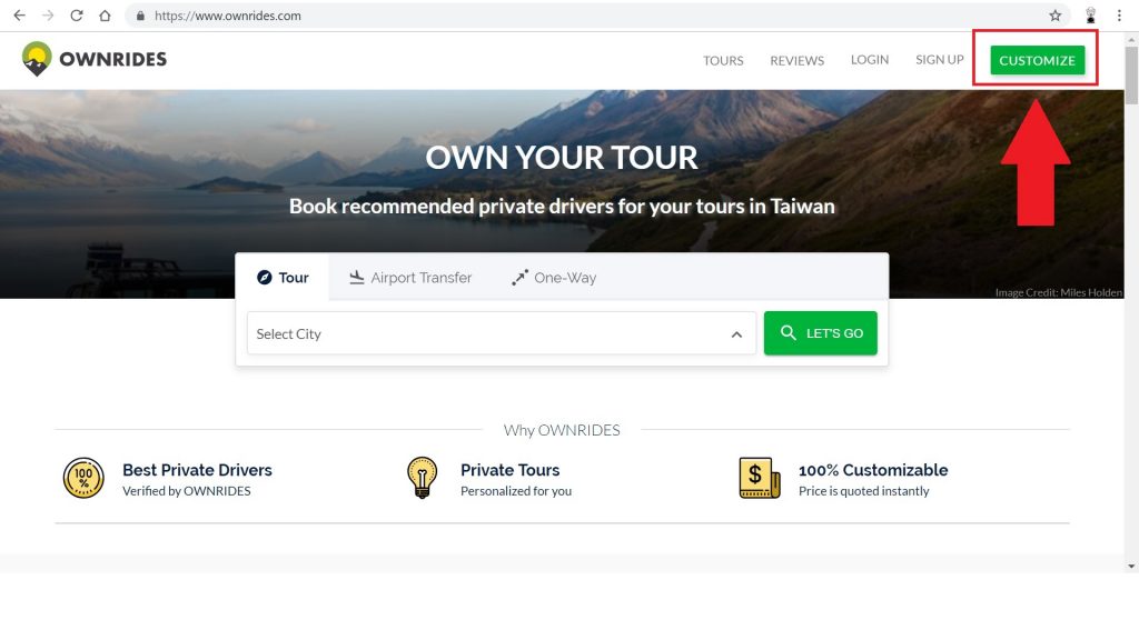 Ownrides Rent a car Customize your Tour Happy and Busy Travels to Taiwan