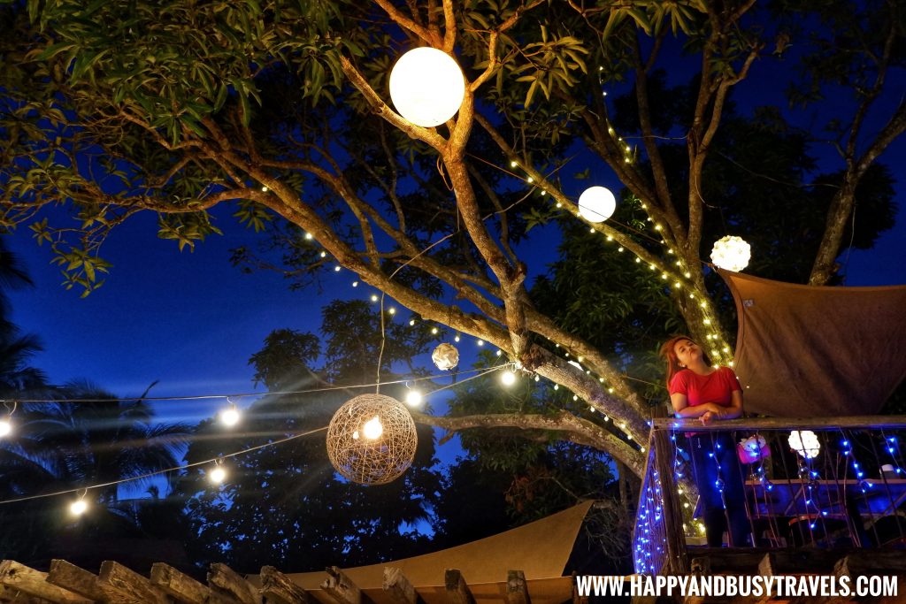 tree house at night Chavez Estate review of Happy and Busy Travels to Tagaytay Silang Cavite