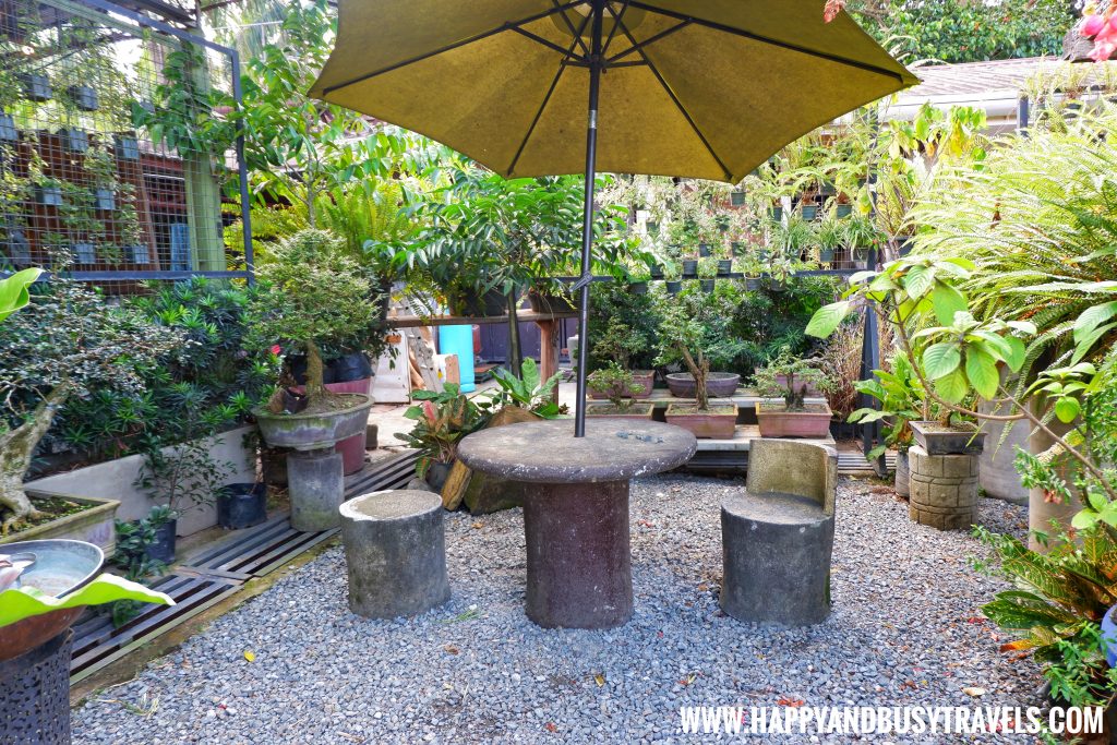 Garden chairs and tables of Chavez Estate review of Happy and Busy Travels to Tagaytay Silang Cavite