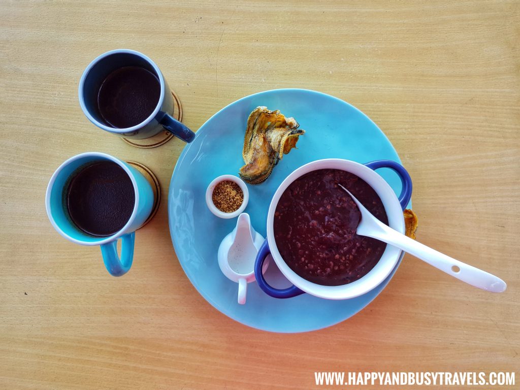 Adlai and Quinoa Champorado of Chavez Estate review of Happy and Busy Travels to Tagaytay Silang Cavite