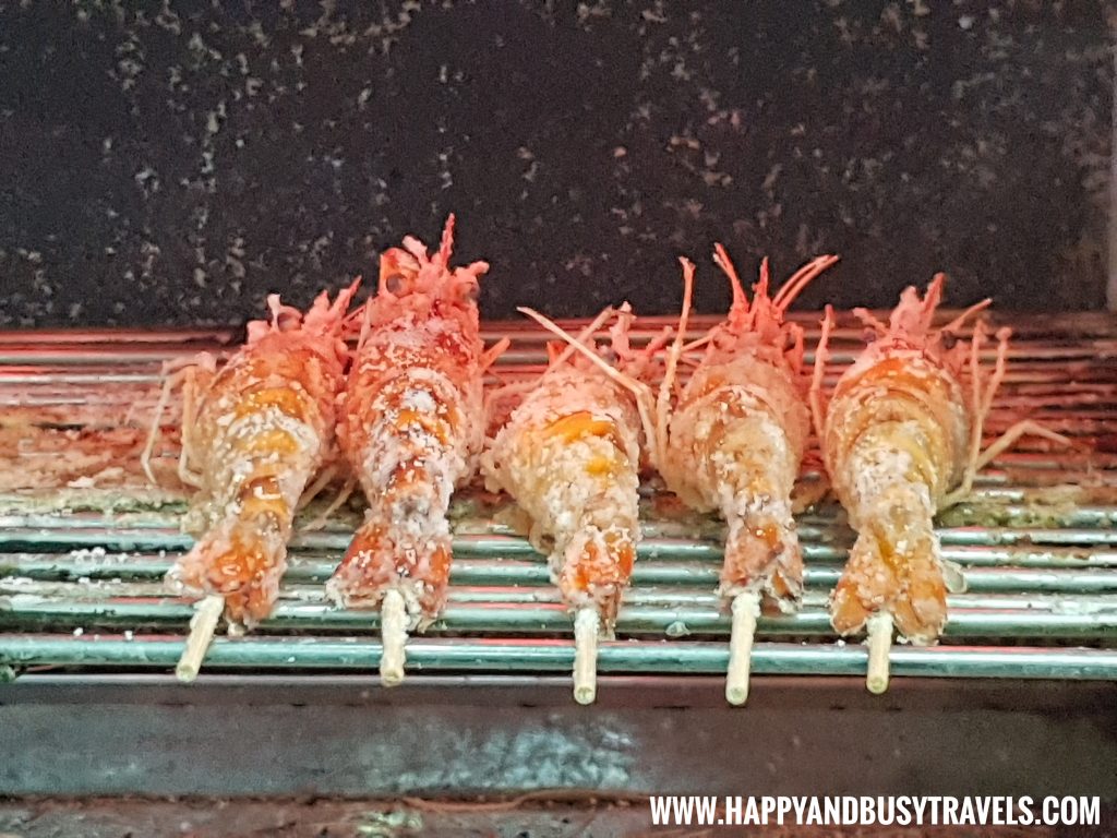 cooking the shrimp in Spring City Shrimp Fishing Restaurant of Happy and Busy Travels to Taiwan