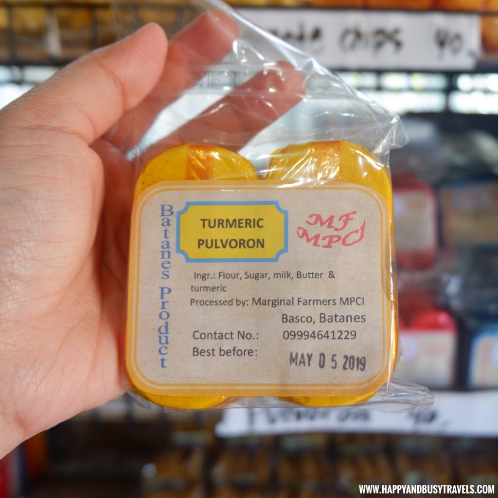 Turmeric Polvoron Souvenir in Batanes