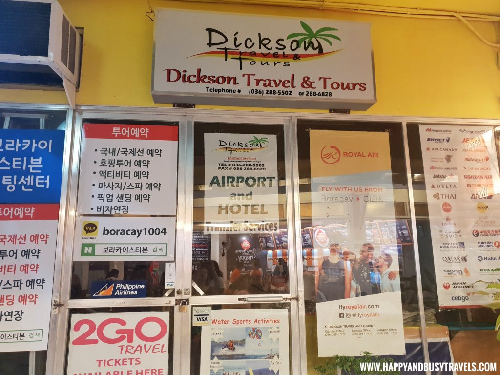 Dickson Travel and Tours D Mall Stores Boracay Island