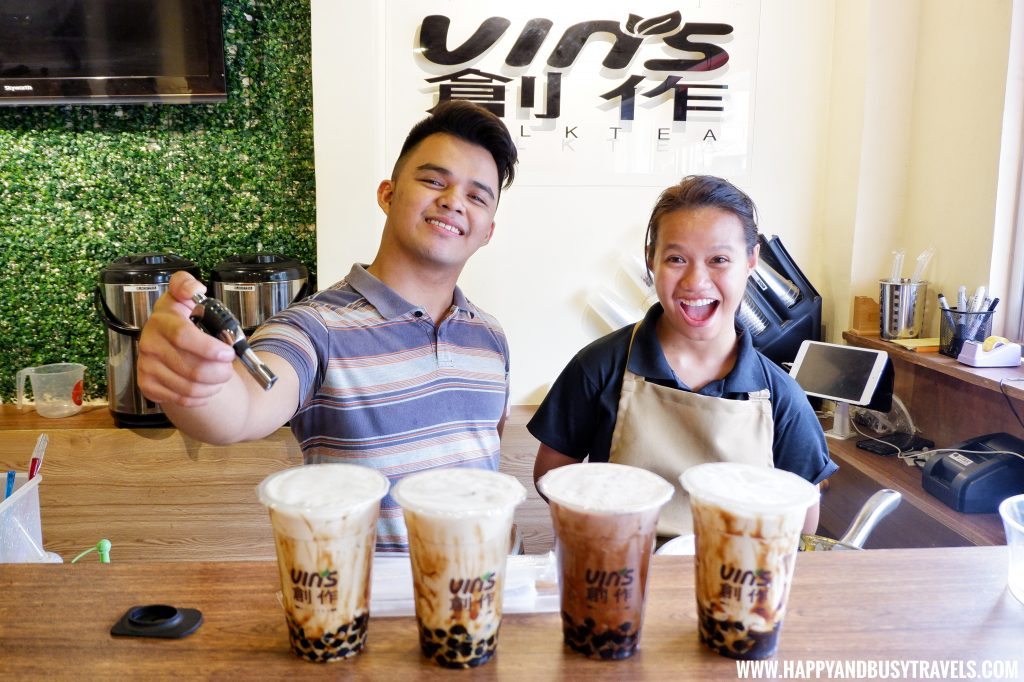 Milk Tea Shop in Cavite review of Happy and Busy Travels