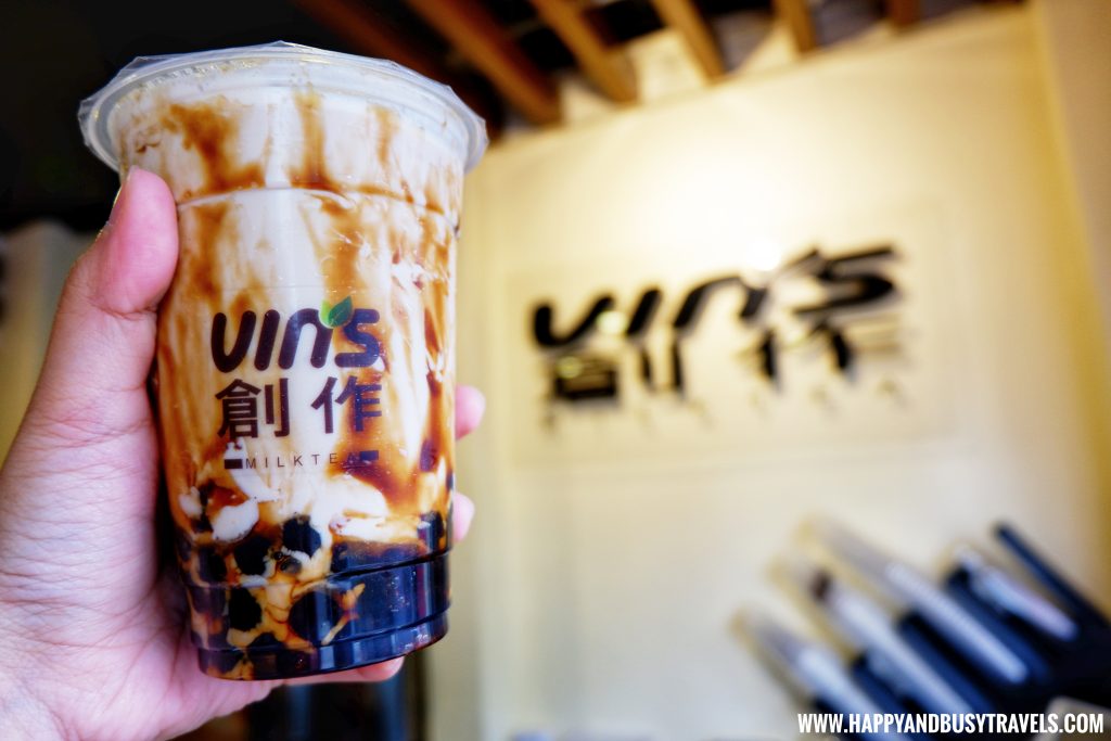 Vin's Creation Milk Tea in Cavite review of Happy and Busy Travels