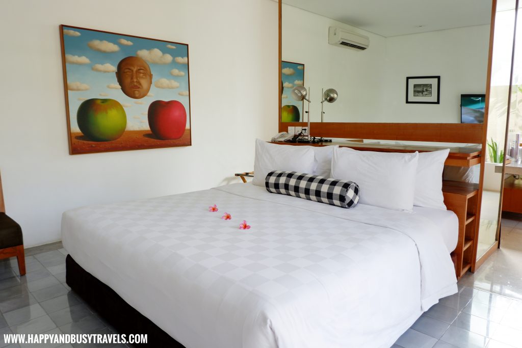 bedroom of Uma Sapna Villa Hotel and Resort in Seminyak Kuta Bali Indonesia