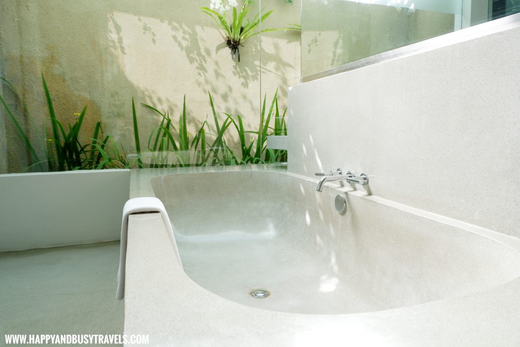 bathtub Uma Sapna Villa Hotel and Resort in Seminyak Kuta Bali Indonesia