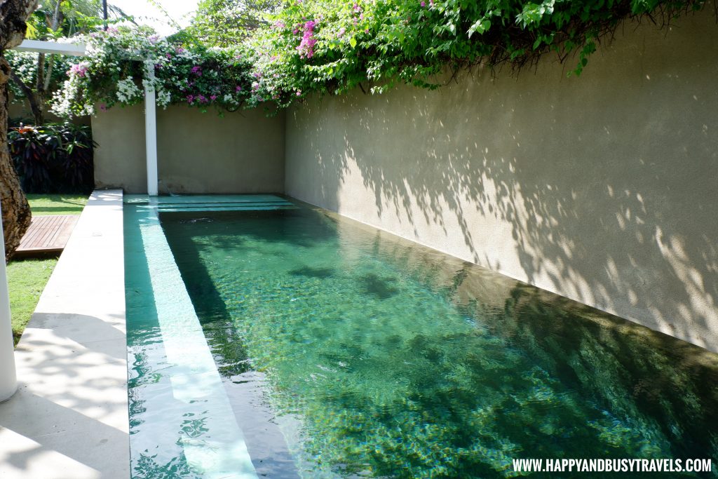 Swimming pool in royal villa of Uma Sapna Villa Hotel and Resort in Seminyak Kuta Bali Indonesia