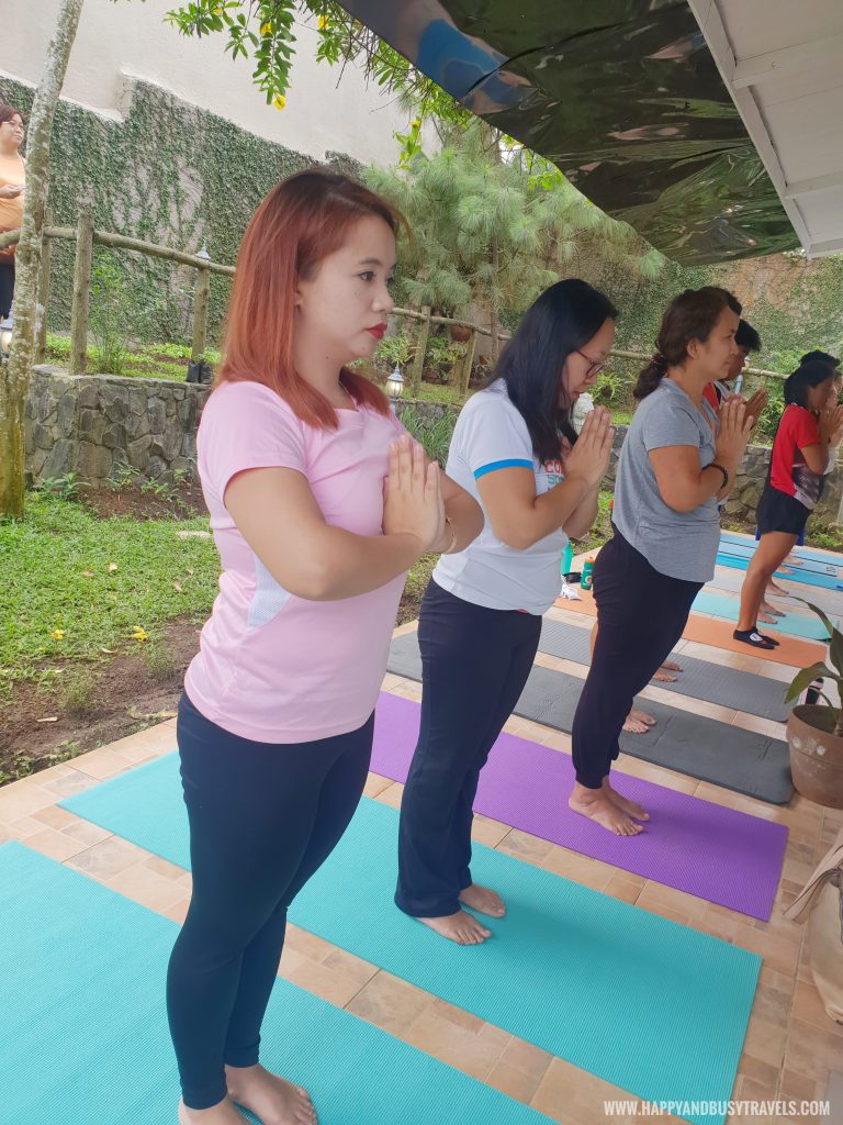 Yoga Session at The Vegan Lodge's Soft Opening