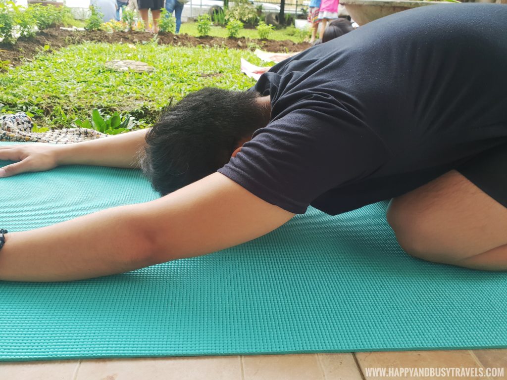 Yoga Session at The Vegan Lodge's Soft Opening