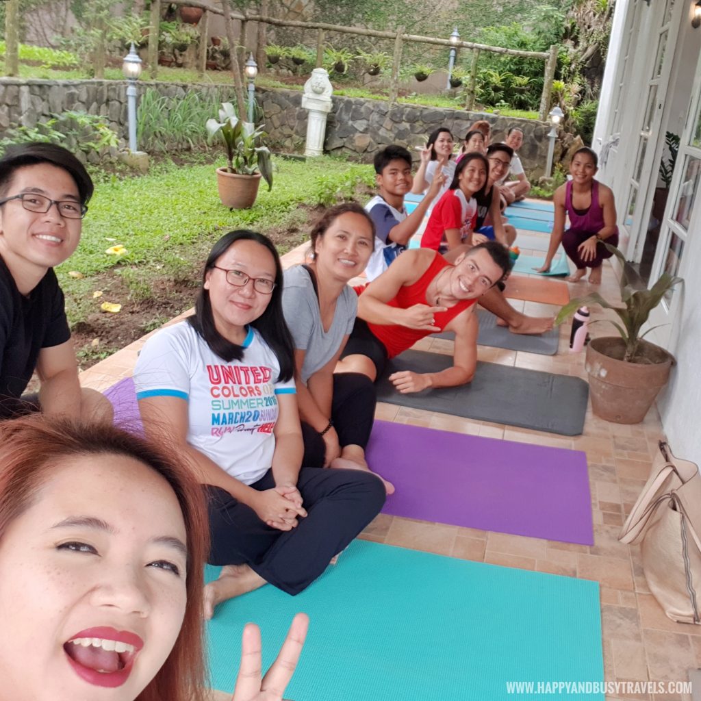 Yoga Session at The Vegan Lodge's Soft Opening