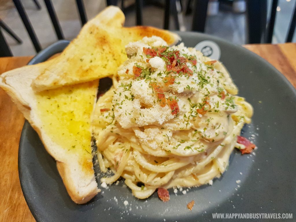 Classic Carbonara of Black Scoop Cafe SM Dasmarinas Cavite Branch review Happy and Busy Travels