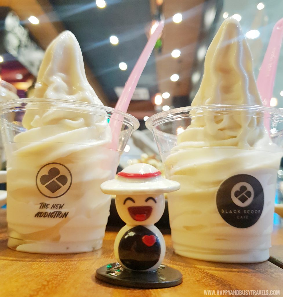 Yakult and White Rabbit Sundae of Black Scoop Cafe SM Dasmarinas Cavite Branch review Happy and Busy Travels