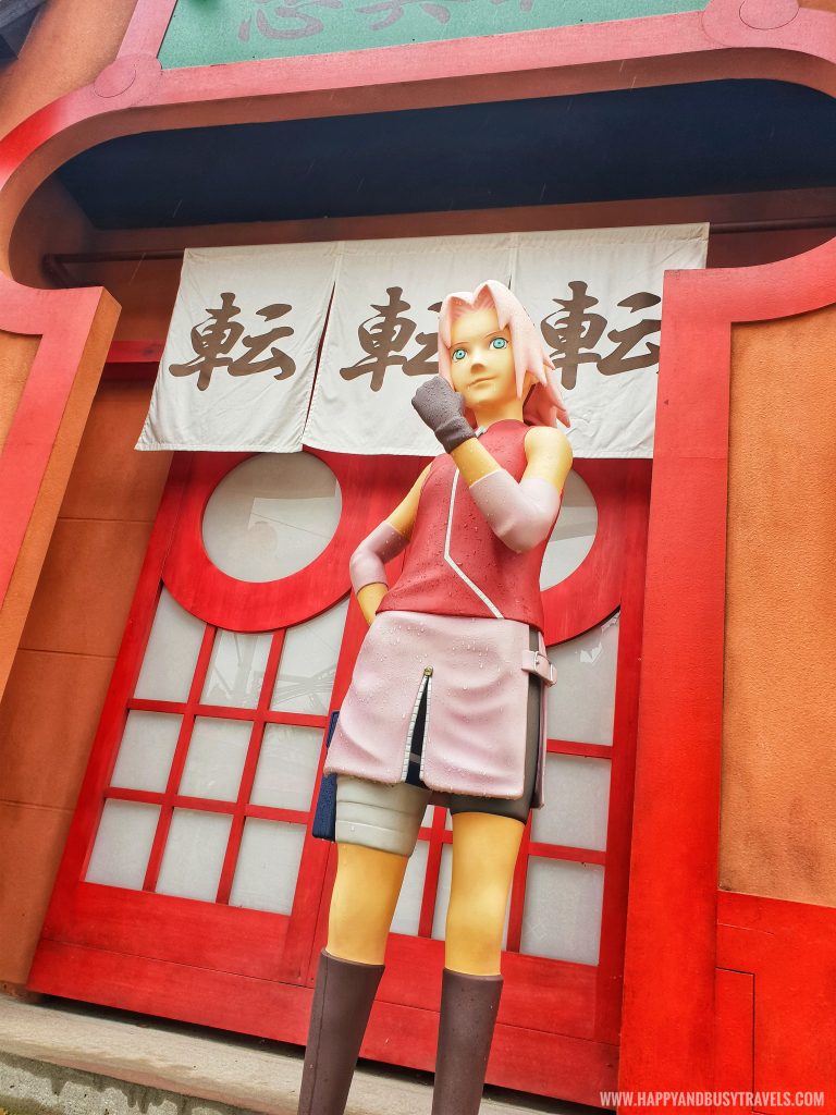 sakura Hidden leaf village or ninja village in Fuji Q Highland Amusement Park Tokyo Japan review and experience of Happy and Busy Travels