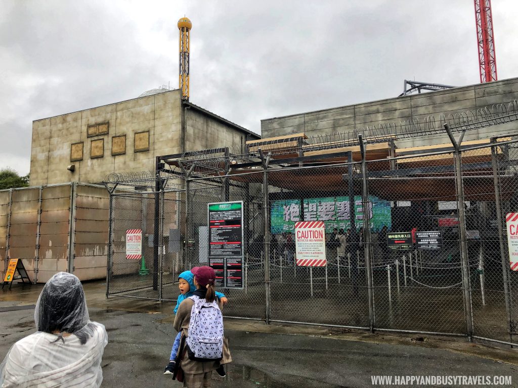 Desperation Fortress Fuji Q Highland Amusement Park Tokyo Japan review and experience of Happy and Busy Travels