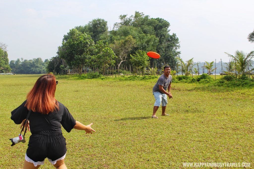 Frisbee in private island for rent in laguna