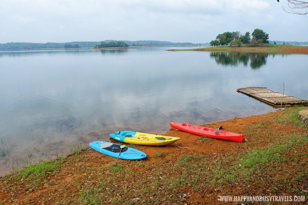 Kayak and paddle board in Sierra Lake House Private Island for rent in Cavinti Laguna Happy and Busy Travels