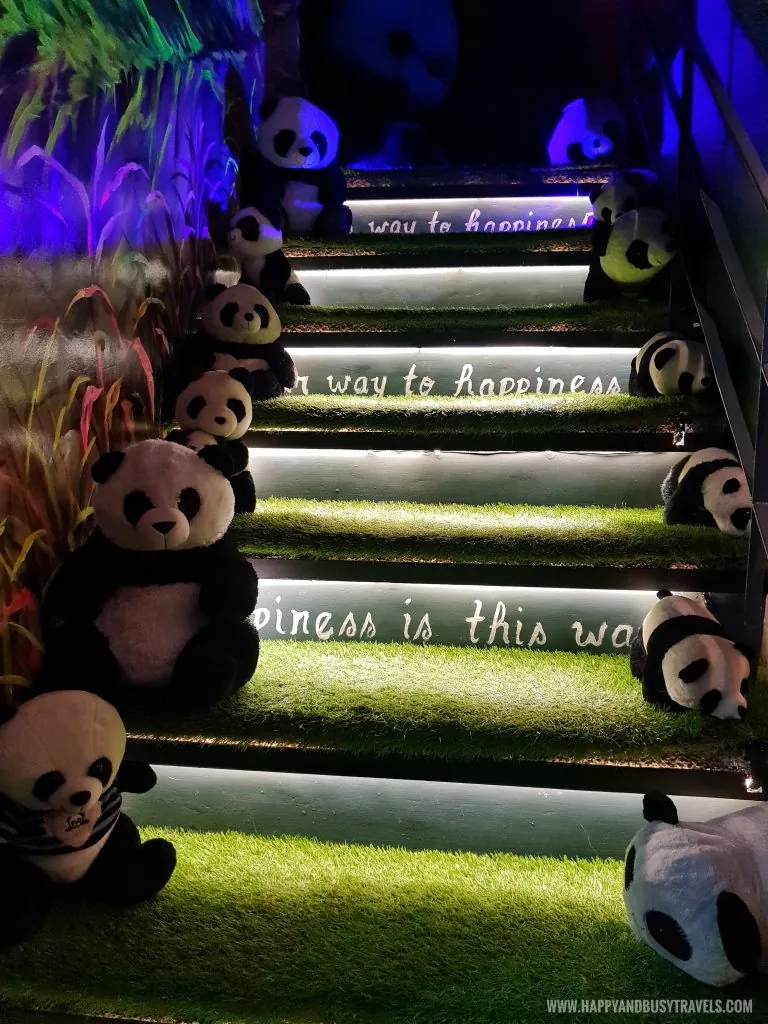 panda teddy bear stairs Bearseum Bear Museum in Tagaytay City Happy and Busy Travels review