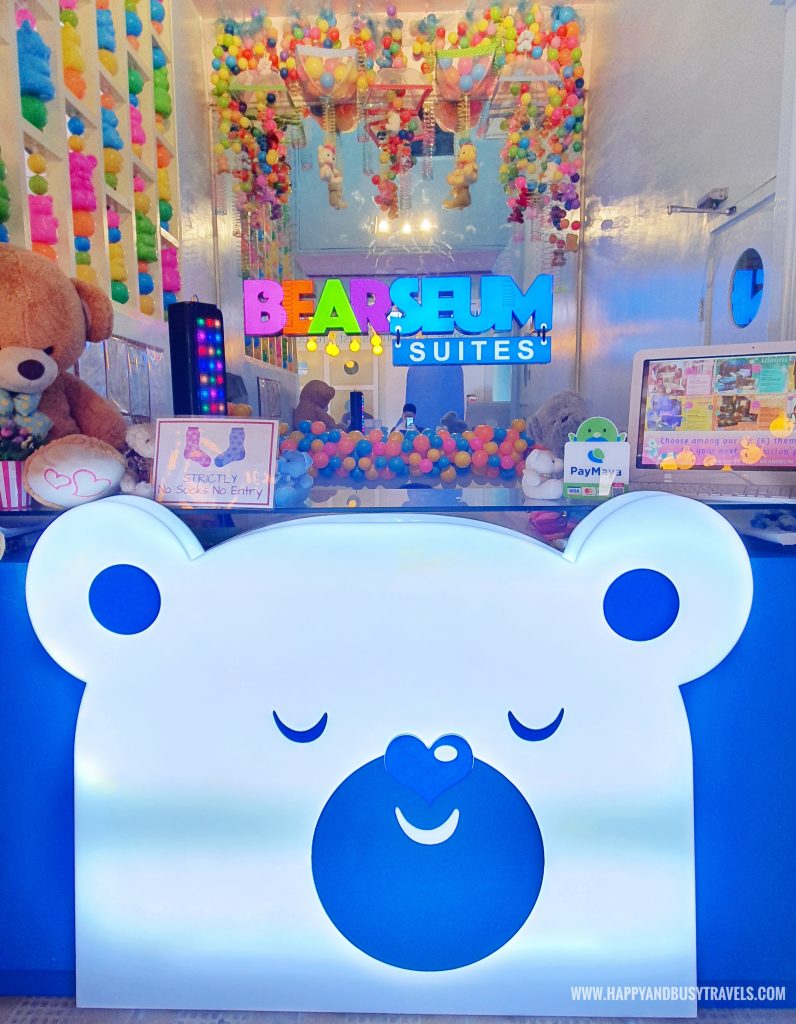 Counter of Bearseum Bear Museum in Tagaytay City Happy and Busy Travels review