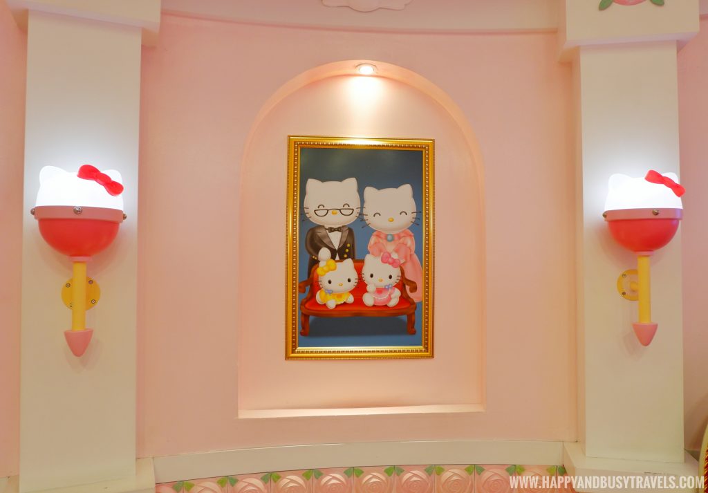 Hello Kitty family picture in Hello Kitty House