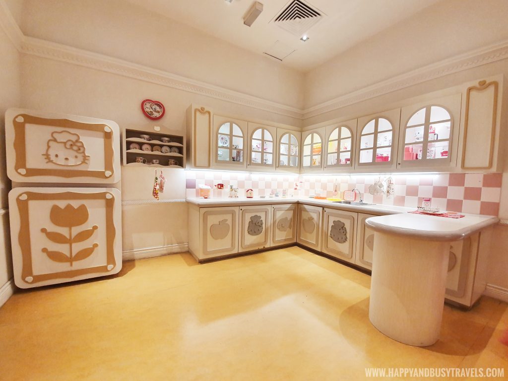 Kitchen in the Hello Kitty House in Hello Kitty Town Puteri Harbour Johor Malaysia Happy and Busy Travels