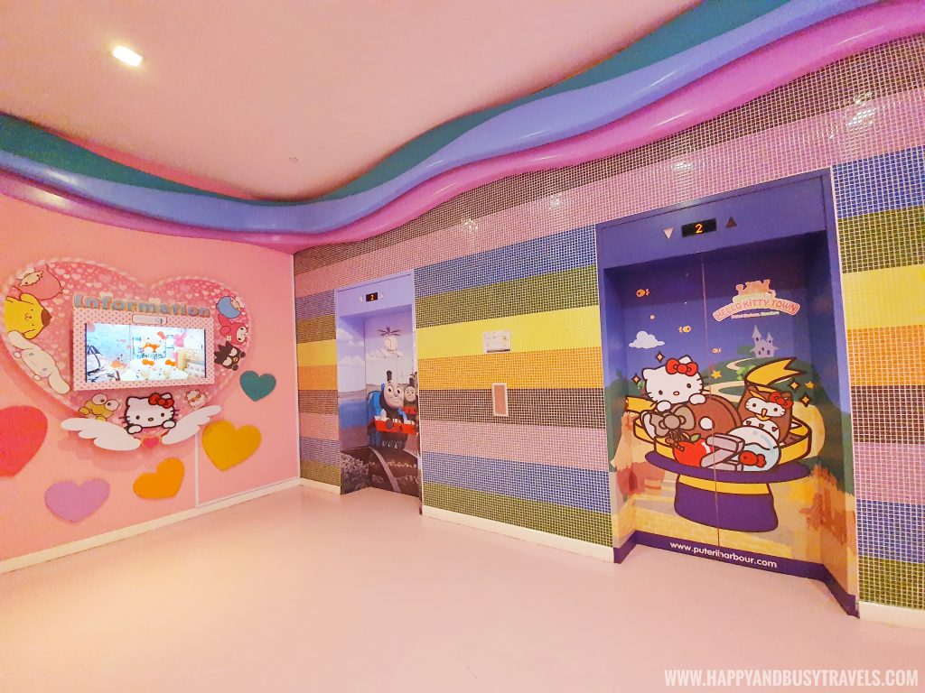 Hello Kitty elevator and walls