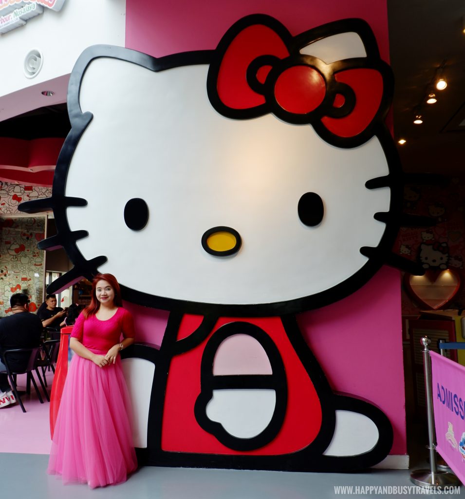 Big hello kitty in Red Bow Cafe Hello Kitty Town Puteri Harbour Johor Malaysia Happy and Busy Travels