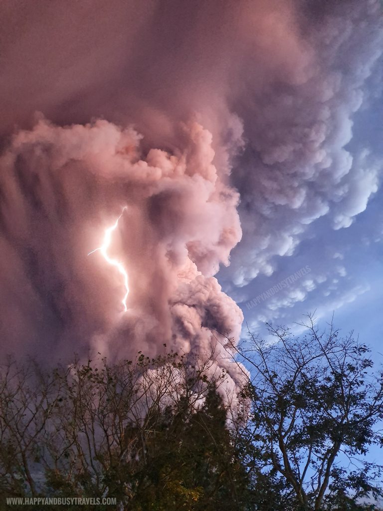 Taal Volcano Eruption January 12 2020 experience of Happy and Busy