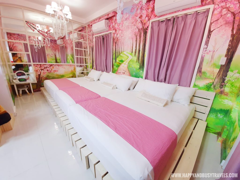Blossomville room Bearseum Suites Hotel in Tagaytay Happy and Busy Travels review