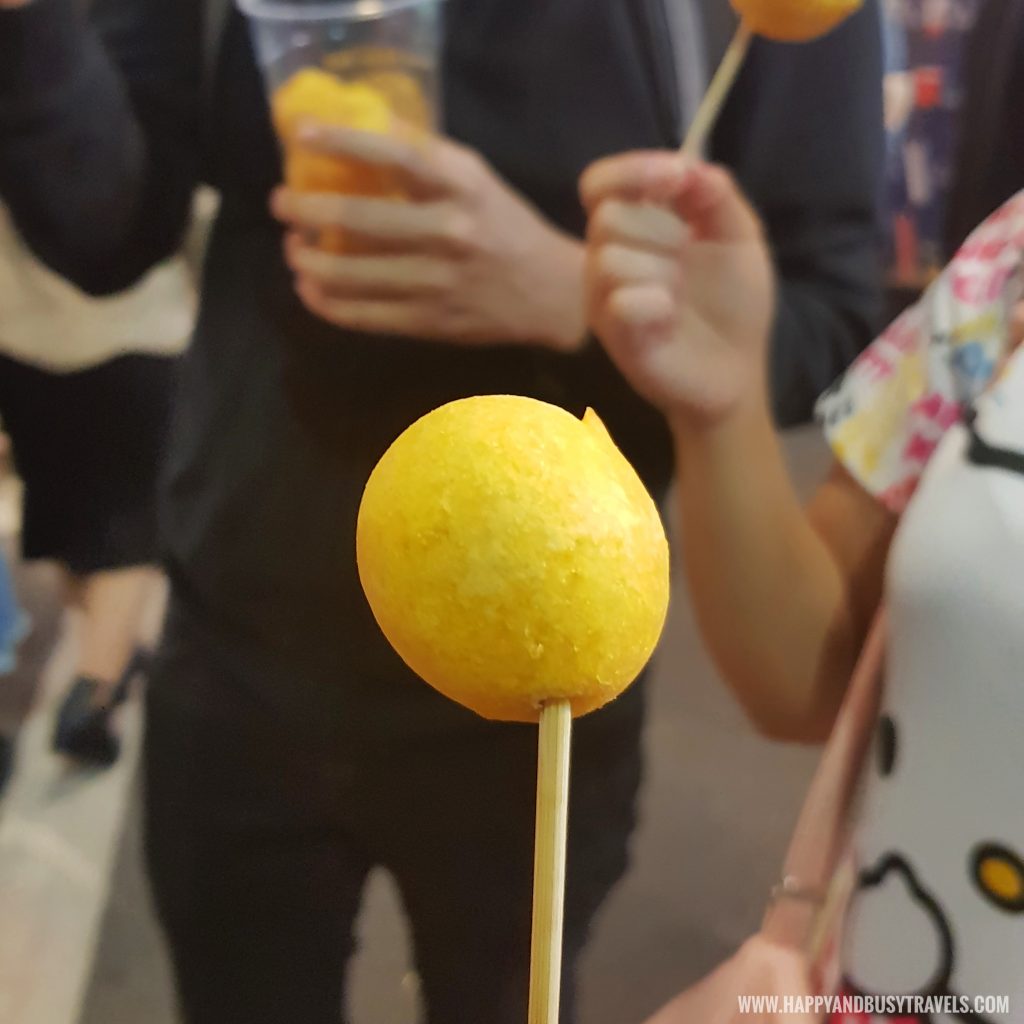 Sweet potato ball Shilin Night Market Food Trip Happy and Busy Travels to Taiwan