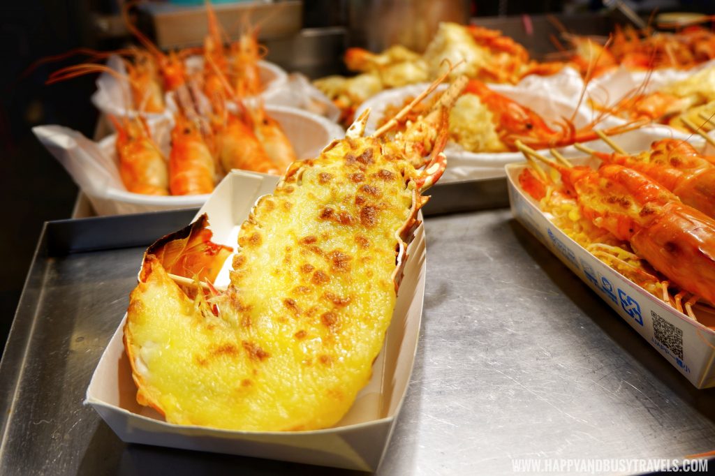 Lobster with cheese Shilin Night Market Food Trip Happy and Busy Travels to Taiwan